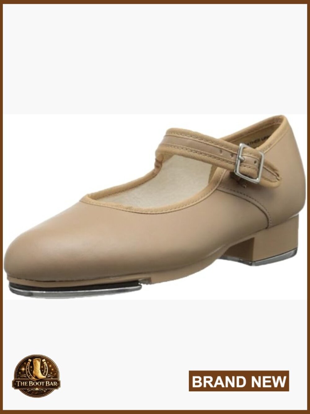 Mary Jane Tap Shoes with Buckle Closure Pre-Attached Taps